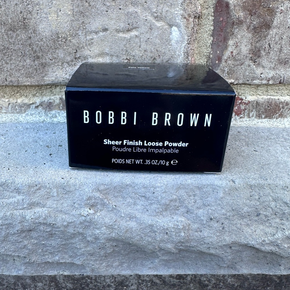 NEW BOBBI BROWN SHEER FINISH LOOSE POWER PALE YELLOW NET WT. .35oz / 10g